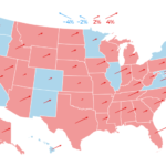 US election results map 2024: How does it compare to 2020?