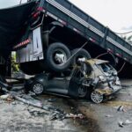 At least 32 people killed as bus and truck collide in Brazil