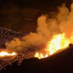 Hawaii’s Kilauea volcano erupts, shooting jets of lava into the sky