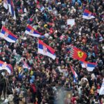 An estimated 100,000 join antigovernment rally in Serbia’s Belgrade