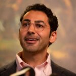 Student protester Mohsen Mahdawi unveils legal defence fund for immigrants
