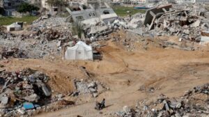 Lapid, Olmert slam Israel’s plans for ‘concentration camps’ in Gaza’s Rafah