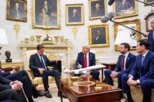 Trump threatens Russia with ‘severe’ tariffs, announces Ukraine arms deal