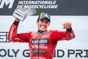 Marc Marquez wins chaotic German MotoGP at Sachsenring