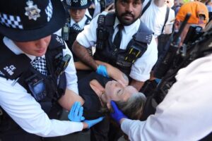UK police detain dozens at London protest against Palestine Action ban