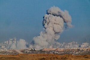 Israel strikes kill Palestinians near Gaza’s last functioning hospitals
