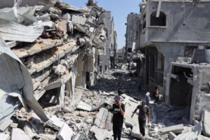 Israel bombs more Gaza City high-rises after forced evacuation orders