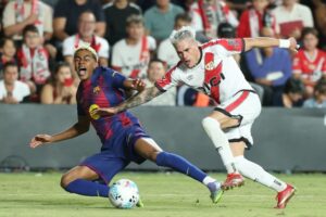 Barcelona draw with Rayo Vallecano in La Liga after VAR outage