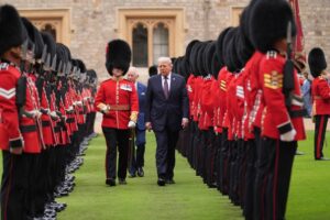 King Charles greets Trump with royal pageantry in UK’s Windsor Castle