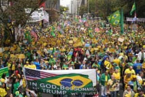 Huge crowds rally for Brazil’s Bolsonaro ahead of verdict in coup trial