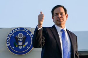Rubio, en route to Qatar, warns of ‘short window’ to secure Gaza ceasefire