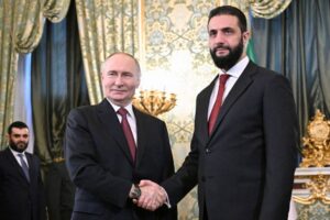 Syria seeks to ‘redefine’ Russia ties, al-Sharaa tells Putin in Moscow