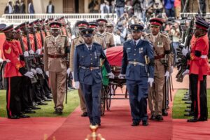 Dozens injured, heavy security in Kenya as Odinga mourned before burial