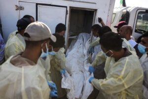 Gaza funerals held for unidentified Palestinians, bodies returned by Israel