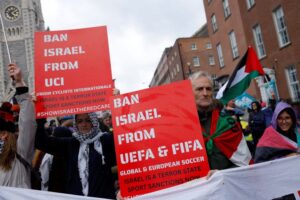 Irish football body overwhelmingly backs call for Israel’s ban from UEFA