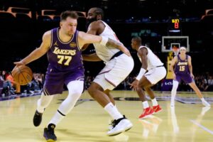 Luka Doncic scores 43 as Lakers defeat Clippers in NBA Cup