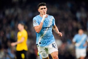 Man City’s Foden scores two goals in win over Dortmund in Champions League