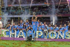 India’s women beat South Africa to claim first Cricket World Cup