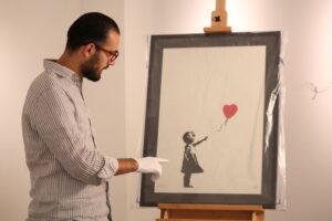 Man jailed for ‘smash and grab’ theft of Banksy’s Girl with Balloon print