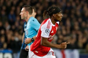 Arsenal maintain Champions League streak in Brugge, while holders PSG held