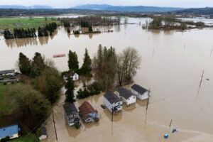 ‘Catastrophic flooding’ in North America’s Pacific Northwest as rains ease