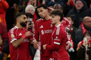 Salah assists Ekitike’s second as Liverpool beat Brighton in EPL