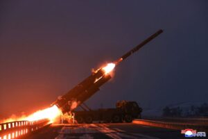 N Korea’s Kim oversees test launch of long-range cruise missiles