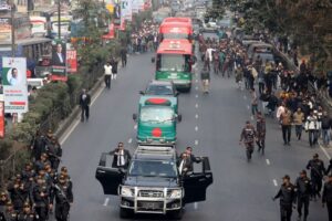 Huge crowds for Khaleda funeral as Bangladesh bids farewell to ex-leader
