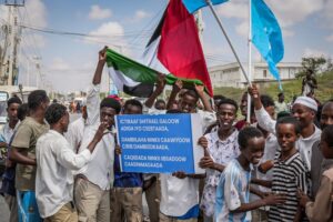 Somalis rally against Israel’s world-first recognition of Somaliland