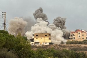 Israel launches new wave of air attacks on Lebanon, straining fragile truce