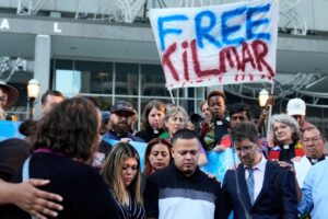 Kilmar Abrego Garcia freed from US immigration detention, returns home