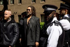 UK police say comedian Russell Brand charged with two more sex offences