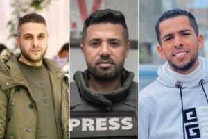 Three journalists among 11 Palestinians killed in Israel’s attacks on Gaza
