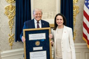 Venezuela’s Machado gives Trump her Nobel Peace Prize: Is it his now?