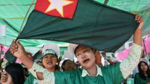 Myanmar military-backed party leads after second round of election voting