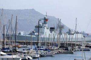 Chinese, Russian and Iranian warships arrive for drills in South Africa