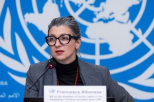 Family of UN rapporteur Albanese sues Trump administration over sanctions