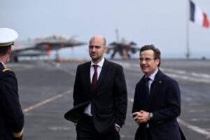Sweden confirms Russian drone intercepted near French aircraft carrier