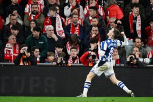 Real Sociedad defeat Athletic Bilbao in Copa del Rey semifinal first leg