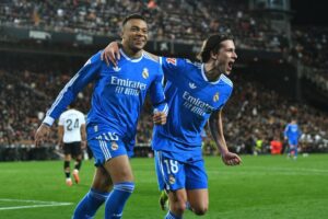 Mbappe, Real Madrid defeat Valencia; narrow gap to Barcelona on ladder