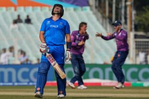 Italy’s T20 World Cup debut ends with big loss against Scotland