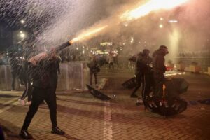 Clashes in Albania as protesters demand PM Rama resign
