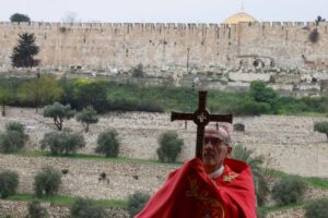 Israeli police block Catholic cardinal from Holy Sepulchre on Palm Sunday