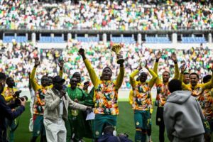 Senegal parade AFCON trophy, despite title being awarded to Morocco