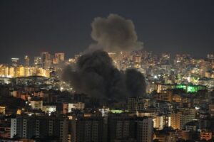 Israeli strikes hit Beirut amid threats on Iranian officials in Lebanon