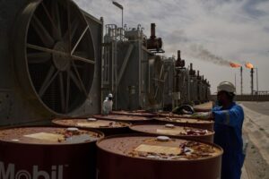 Oil rises above $116 a barrel as Iran accuses US of preparing invasion