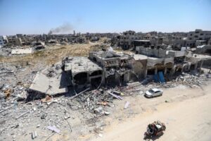 Israeli air strikes on Gaza kill four Palestinians