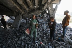 Israeli strike kills five in Gaza, including three children