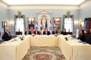 Israel and Lebanon hold rare talks in Washington, DC, amid Iran war