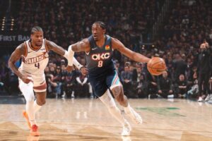 Thunder cruise past Suns again but lose Jalen Williams